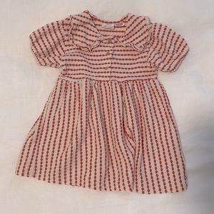 Zara 18-24M collared puff sleeve dress